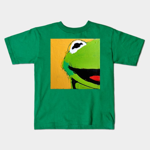 Kermit Kids T-Shirt by ElSantosWorld